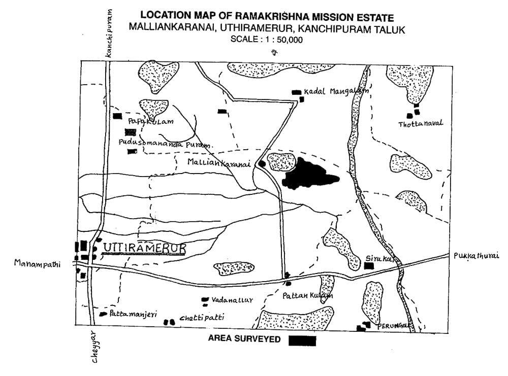 Malliankaranai Ramakrishna Mission Estate Location Map