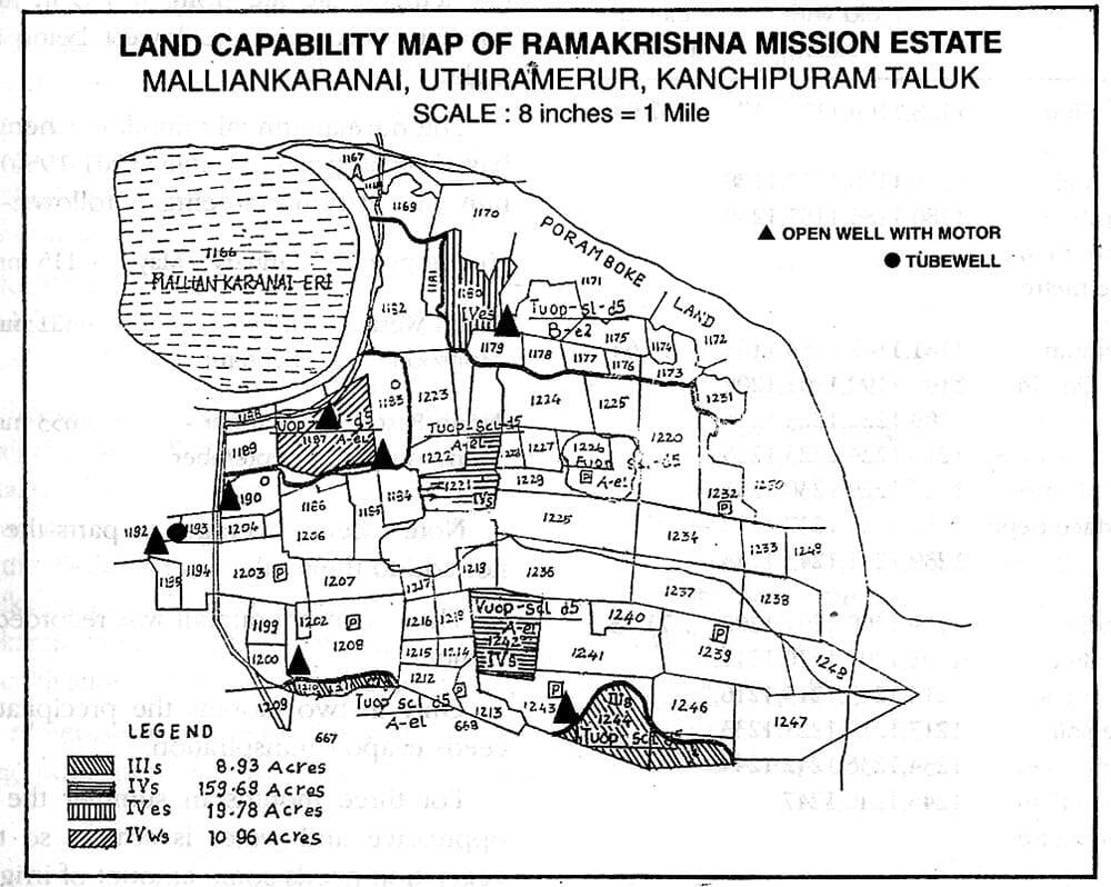 Malliankaranai Ramakrishna Mission Land Capability Map